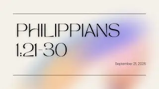 September 21, 2025 Sunday Worship Service | North York Christian Community Church