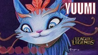 Yuumi, The Magical Cat | League of Legends | New Champion | Speed Drawing