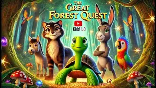 The Great Forest Quest |Animated| Adventure Story| Rabbit| Turtle |Cat| Donkey |Parrot |Kids Hub|