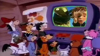 Yogi Bear and his Gang Watching James and the Giant Peach Trailer
