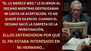 Mis padres exigieron que les diera mi beca a mi hermano favorito  En la oficina del decano