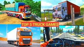 Top 5 Truck Simulator Games For Android Mobile 2026 : Truck Driving Games Download - IOS/Android
