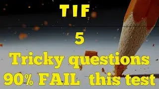 5  Trick Questions your friends will ALWAYS get Wrong!! with answers