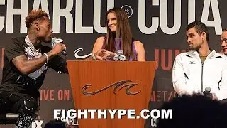 JERMELL CHARLO & JORGE COTA GO AT IT; TRADE WORDS AND ARGUE ABOUT KNOCKOUT MATH
