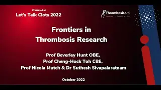 Frontiers in Thrombosis Research