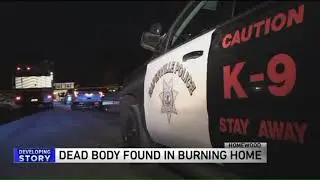 Dead body found in burning house in Homewood