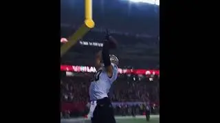 He broke the goal post 😂