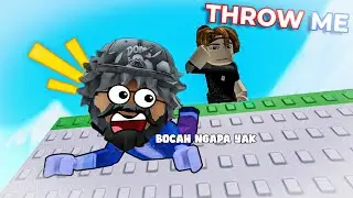 MAIN OBBY BERSAMA BOCIL MENYEBALKAN | THROW ME ROBLOX INDONESIA