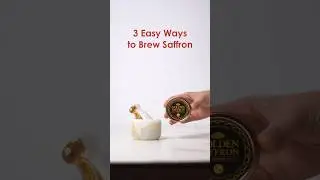 3 Easy Ways to Brew Saffron #saffron#GoldenSaffron#brewsaffron