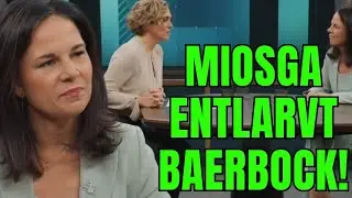 Miosga bissig, Baerbock &uuml;berfordert! - Beste Miosga aller Zeiten f&uuml;hrt Gr&uuml;ne vor.