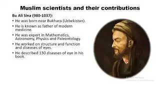 Muslim scientists and their contributions
