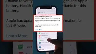iPhone battery replacement without error message #iphonerepair #iphoneservice #irepair #shorts