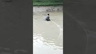 Fishing from Lahore canal near hrbnspura