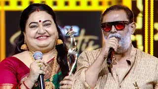 Audience enjoyed Malayalam actors Lal and Bindu Panickers award winning speeches