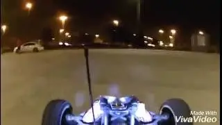 Hpi Baja 5B gasoline (Zenoah Engine 29 cc)and hpi trophy truggy 4.6 nitro in action in UAE by Hosam