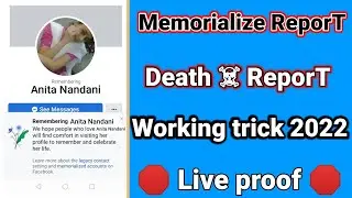 Memorialize report new trick { 2022 }