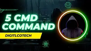 5_CMD Command For PC & Laptop Users || DigitalCoTech || Command Prompt Tricks..