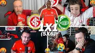 REAÇÕES DOS COLORADOS ELIMINADOS E TRISTEZA TOTAL- INTERNACIONAL 1(5X6)1 JUVENTUDE- VAMOS RIR KKKKKK