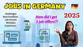 German Job Market 2025 | How to Get Job in 🇩🇪 2025 | Jobs For Student/ Opportunity Card