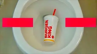 Will it Flush? - Burger King Cup - Fast Food