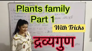 Plant family with Trick- part 1  | Dravyaguna | #aiapget #bams #ayurveda