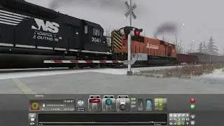 [TS2020] Chasing NS Freight on the N-Line | Turns Into Runaway! | GP40-2 Leading
