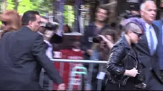 Kathy Griffin and Kelly Osbourne arrive at Joan Rivers House