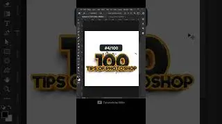 #4 Create Signature in Photoshop | How to create watermark in photoshop | 100 Tips of Photoshop