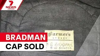 Bradman's baggy green sells for $460,000 | 7NEWS