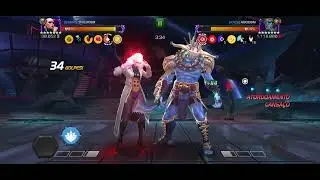 7R2 Cassandra Nova VS 1.1 Million Attuma (no boosts) - Marvel Contest of Champions