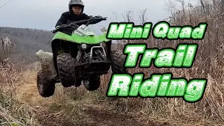 Trail Riding ​⁠​Kawasaki KFX50 a Yamaha 125 Breeze