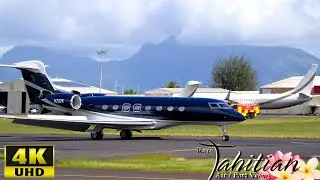 Sept 15, 2023 : Gulfstream 6 reg #N232K was seen landing at Tahiti Int'l