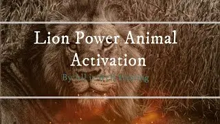 Lion Power Animal Energy Activation Spirit Healing with Reiki