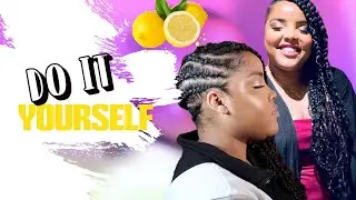 DIY Jumbo Lemonade Braids On Yourself (SAVE MONEY)