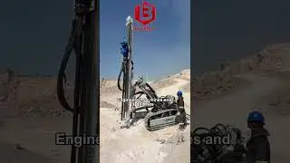 The BL351 DTH Drilling Rig is optimized for efficient penetration of hard rock