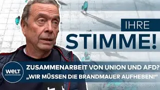 DEUTSCHLAND: Brisante Brandmauer-Diskussion! Sollten CDU, CSU und AfD gemeinsame Sache machen?