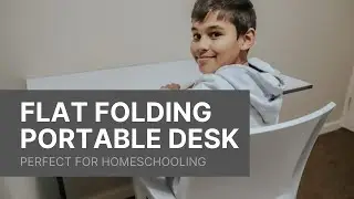 SpaceSave Flip n Flat Folding Portable Desk