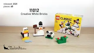 LEGO Classic 11012: Creative White Bricks (2021) - unboxing and speed building