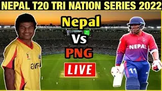 NEPAL VS PNG LIVE | PNG VS NEPAL LIVE | NEPAL CRICKET LIVE  | LIVE CRICKET MATCH TODAY