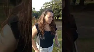 Subo morro acima sim... 🤣🤣🤣🤣🤣  #amputee #amputada #perneta #canhota #amputeewoman #amputeegirl