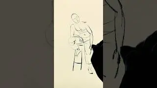 30 second gesture drawing #art #sketch