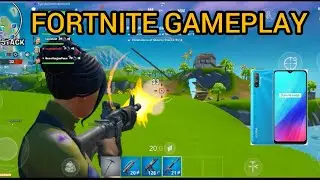 Realme C3 Fortnite Gameplay 2023 High Graphics Helio G70