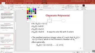 Graph Theory: Chapter 6: Graph Coloring