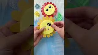 DIY Beautiful and Colorful Paper Sunflower