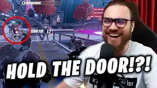 We found a hilarious bug in Overwatch 2 PVE Liberation Mission (Toronto) w/ @kragiee @bogur @Eqobot