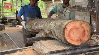 5x15 Wood Cutting Technique with Sawmill Machine