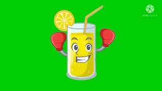 Healthy  Juice Animation Green Screen