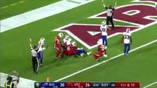 Arizona Cardinals MIRACLE HAIL MARY To win the Game ( DeAndre Hopkins Mosses 3 Bills Defenders )