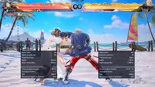 TEKKEN8 Vs Steve punition -4f et -9f block
