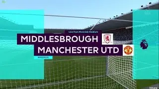 FIFA 17 Middlesbrough Vs Manchester United 2017-03-19